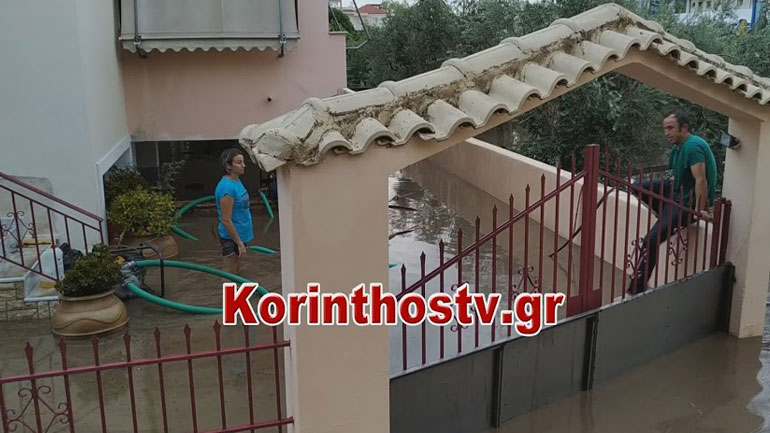 Προβλήματα από την κακοκαιρία στα Λουτρά της Ωραίας Ελένης και την Αλμυρή