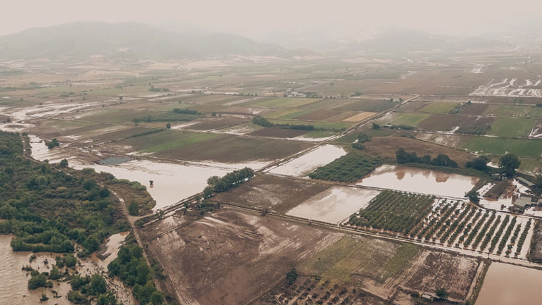 Ολική καταστροφή στον κάμπο του Σπερχειού από την κακοκαιρία