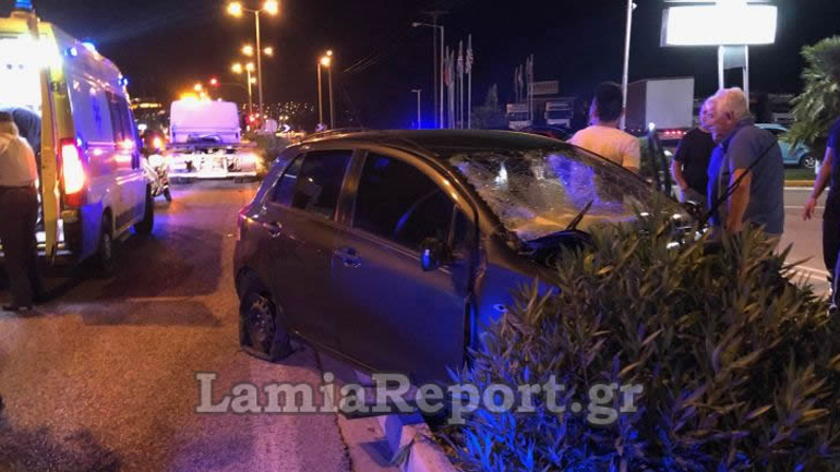 Δύο τραυματίες σε τροχαίο στη Λαμία
