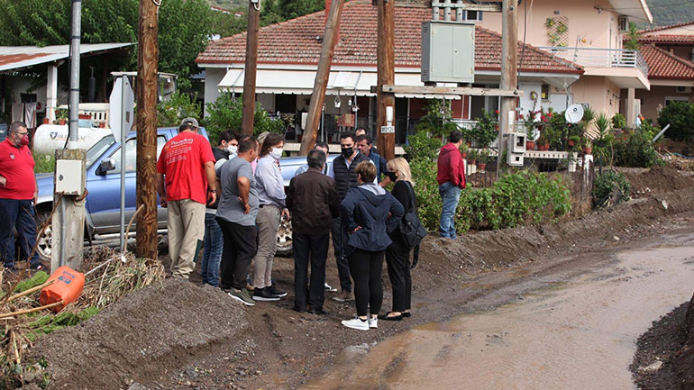Κλιμάκιο του ΚΙΝΑΛ στις πληγείσες περιοχές της Φθιώτιδας και της Καρδίτσας