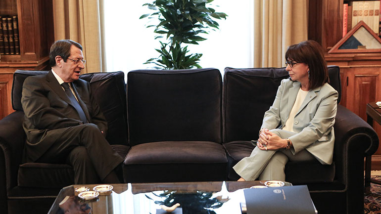 Στην Κύπρο η Κατερίνα Σακελλαροπούλου