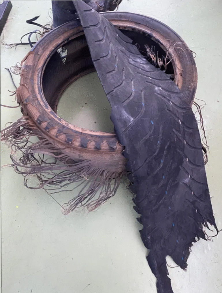 Το διαλυμένο ελαστικό...