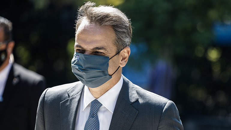 Στην Καρδίτσα ο Κυριάκος Μητσοτάκης