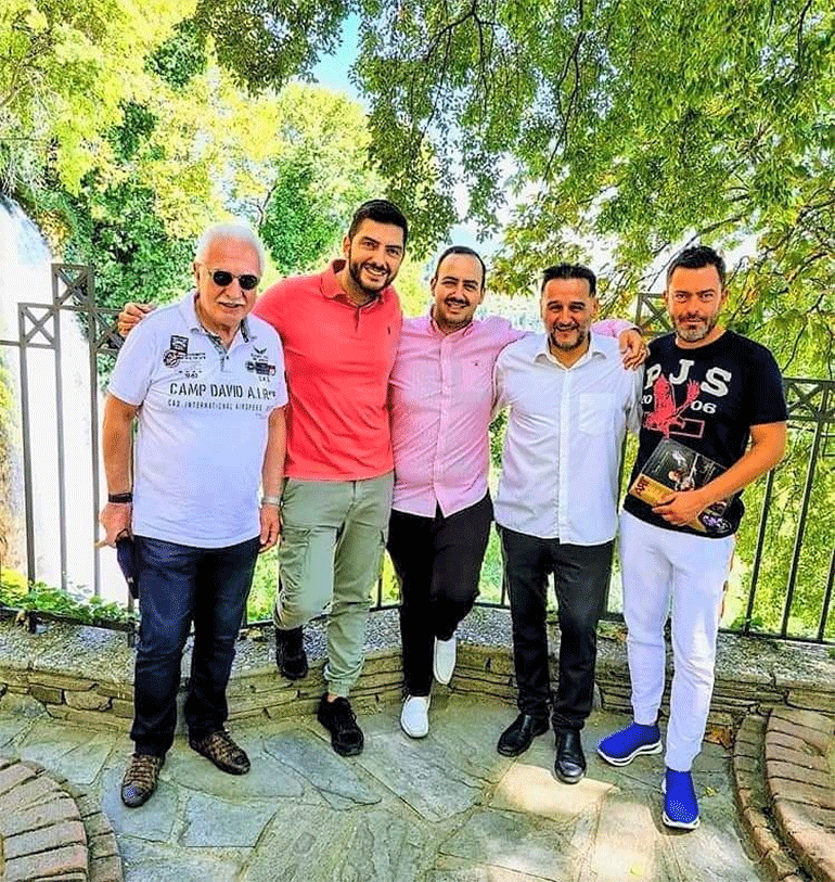 O Γιώργος Τσούκαλης, O γνωστός δικηγόρος Αντώνης Ξυλουργίδης, ο Μαυρίκιος Μαυρικίου, ο Λεωνίδας Τούσιας και ο Αντιδήμαρχος πολιτισμού Έδεσσας Αλέξανδρος Πασχάλης