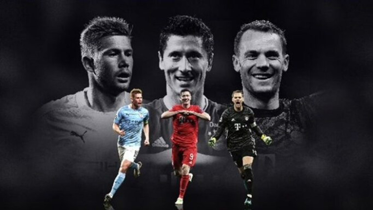 UEFA: Νόιερ, Λεβαντόφσκι και Ντε Μπρόινε οι υποψήφιοι για τον κορυφαίο της σεζόν