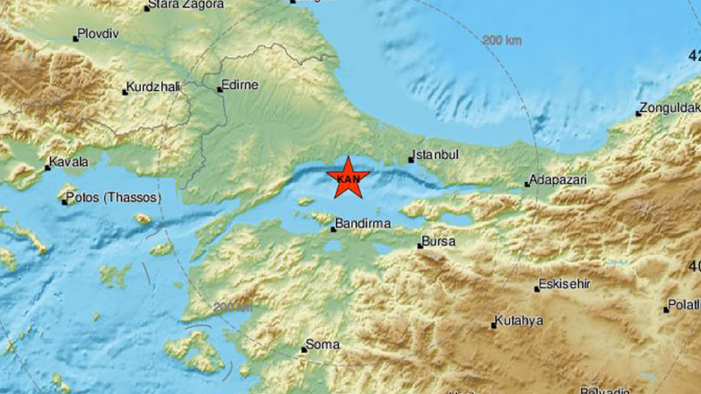 Σεισμός 4 Ρίχτερ στην Τουρκία