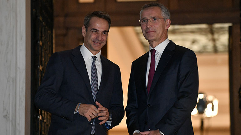 Τηλεφωνική επικοινωνία του Κ. Μητσοτάκη με τον Γ. Στόλτενμπεργκ Τηλεφωνική επικοινωνία του Κ. Μητσοτάκη με τον Γ. Στόλτενμπεργκ