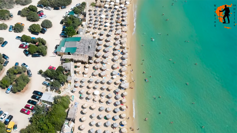 Η πιο εκπληκτική παραλία της Καβάλας από ψηλά