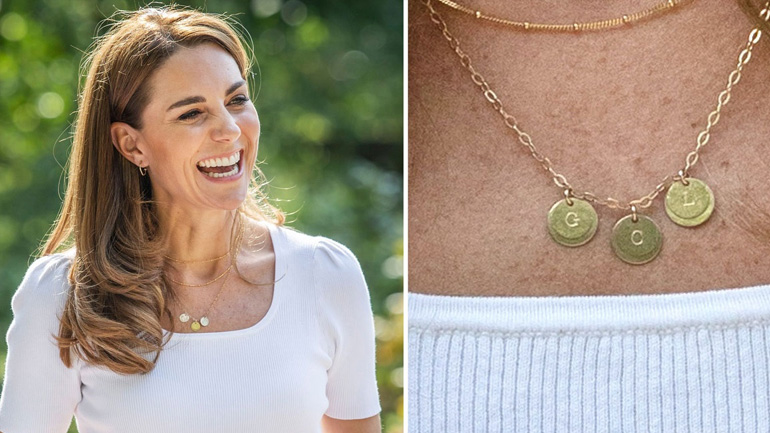 Η Kate Middleton φόρεσε κολιέ με τα αρχικά των παιδιών της