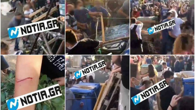 Γονείς επιχείρησαν να σπάσουν βίαια την κατάληψη στο 5ο Γυμνάσιο Αλίμου