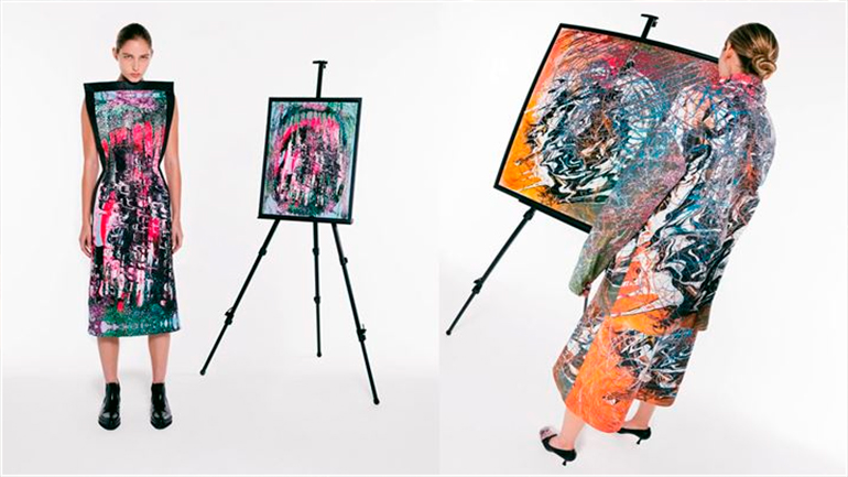 Η SS21 συλλογή του Christopher Kane είναι εμπνευσμένη από πίνακες που ζωγράφισε στο lockdown