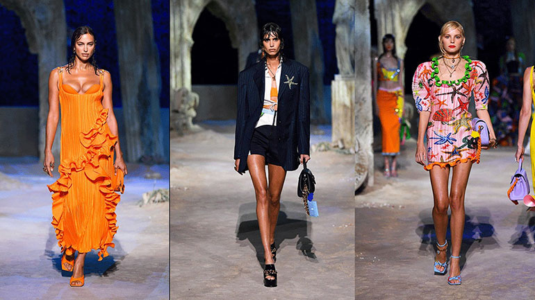 Milan Fashion Week: H SS21 συλλογή του οίκου Versace εμπνευσμένη από τον μυστηριώδη κόσμο του βυθού