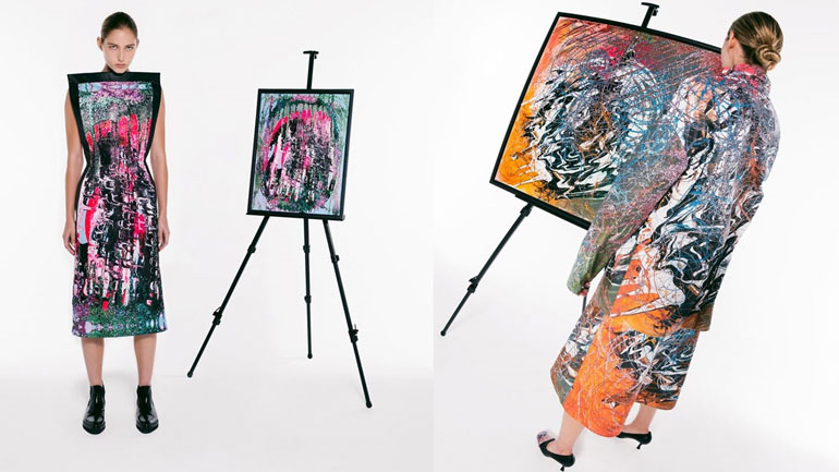 Η SS21 συλλογή του Christopher Kane είναι εμπνευσμένη από πίνακες που ζωγράφισε στο lockdown