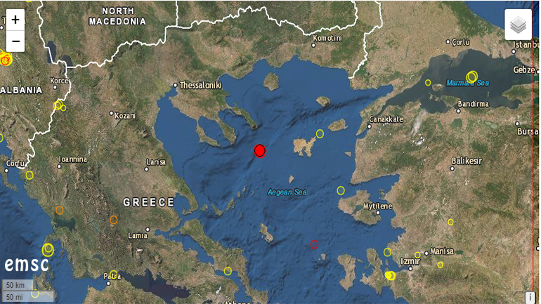 Ισχυρός σεισμός 5,2 Ρίχτερ ανοικτά της Χαλκιδικής – Ακολουθία μετασεισμών Ισχυρός σεισμός 5,2 Ρίχτερ ανοικτά της Χαλκιδικής – Ακολουθία μετασεισμών