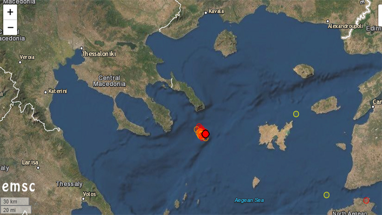 Χαλκιδική: Συνεχίζεται η σεισμική ακολουθία Χαλκιδική: Συνεχίζεται η σεισμική ακολουθία
