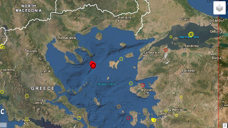 Σεισμός 3,3 Ρίχτερ στη Χαλκιδική