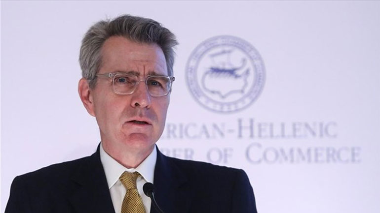 Πάιατ: Η Αμερική στηρίζει τις προσπάθειες της Ελλάδας για οικοδόμηση ειρήνης