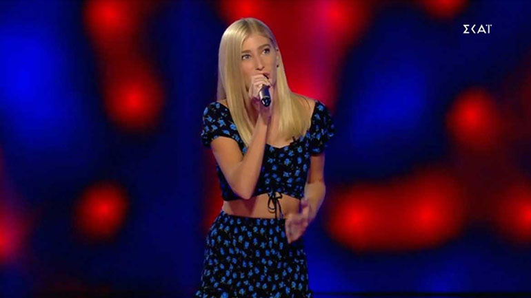 The Voice: Η 23χρονη εφοπλίστρια που εντυπωσίασε με τη φωνή της τους coaches The Voice: Η 23χρονη εφοπλίστρια που εντυπωσίασε με τη φωνή της τους coaches