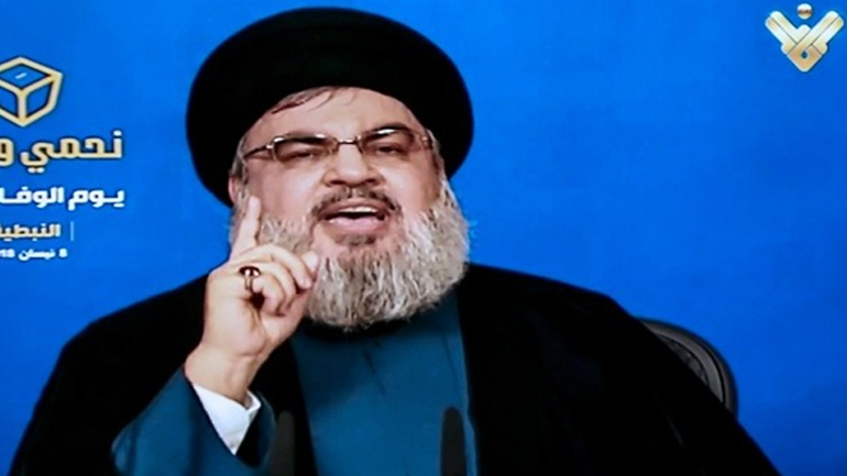 Νασράλα: Ο Μακρόν δεν μπορεί να ενεργεί ως ηγέτης του Λιβάνου