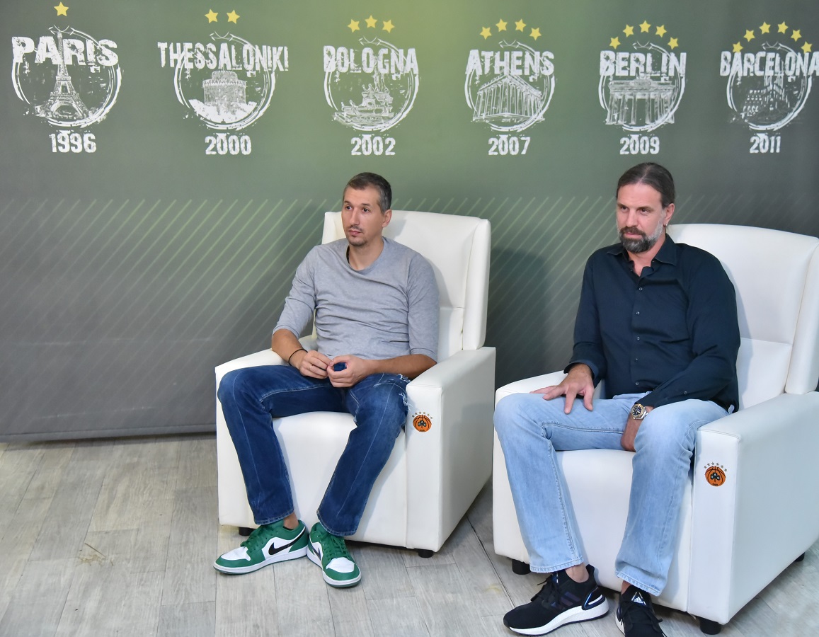 Φραγκίσκος Αλβέρτης, Δημήτρης Διαμαντίδης, Γενικοί Διευθυντές ΚΑΕ Παναθηναϊκός ΟΠΑΠ