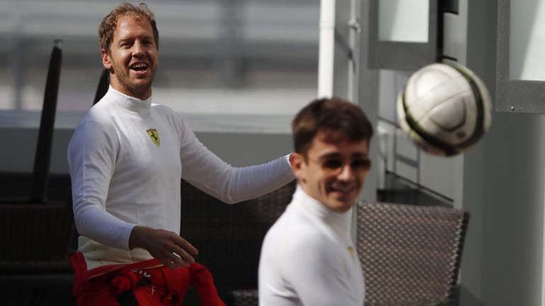 Το έριξαν στο ποδόσφαιρο οι οδηγοί της Ferrari Το έριξαν στο ποδόσφαιρο οι οδηγοί της Ferrari