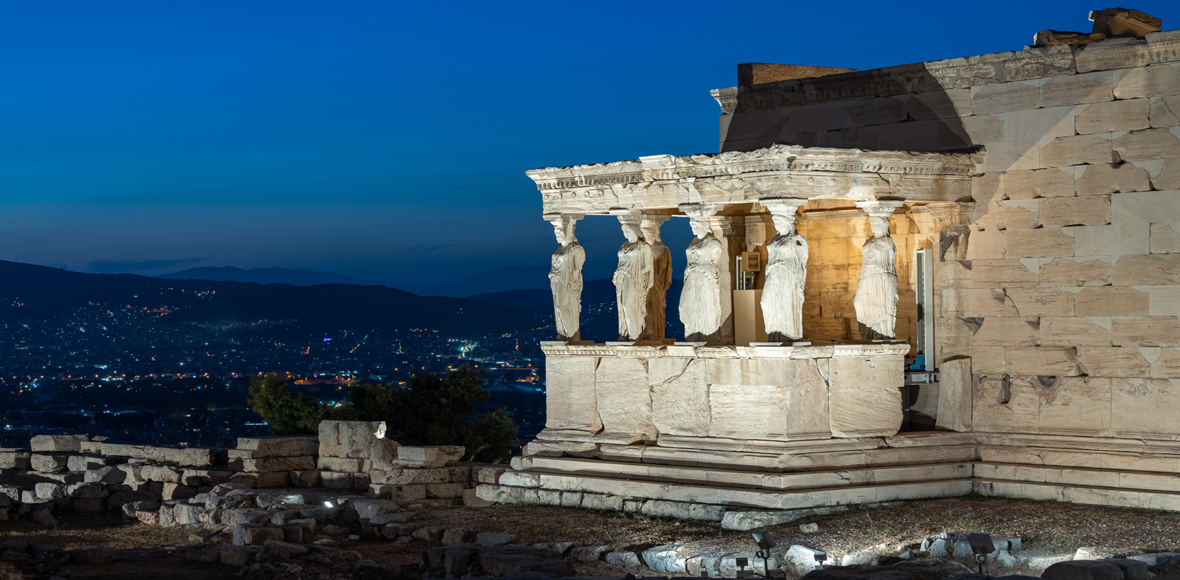 Ο νέος φωτισμός της Ακρόπολης