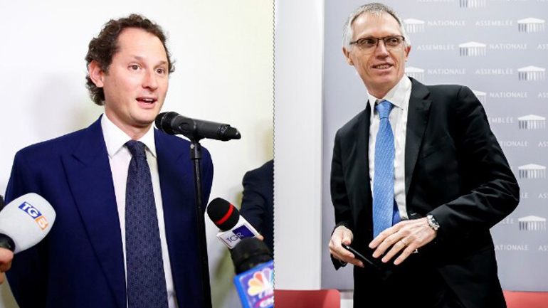 Οι δύο ισχυροί άνδρες, John Elkann και Carlos Tavares