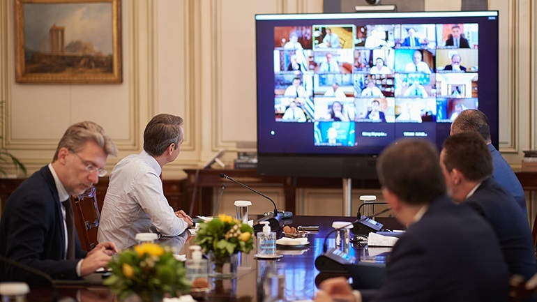 Συνεδριάζει σήμερα μέσω τηλεδιάσκεψης το Υπουργικό Συμβούλιο