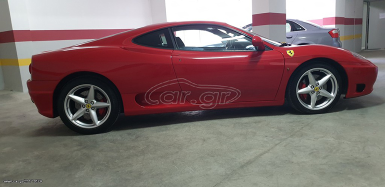 Ferrari 360 με σχεδόν 70.000 ευρώ. Πριν από πέντε χρόνια έβρισκες στις αγγελίες με 30.000 και 40.000 ευρώ...