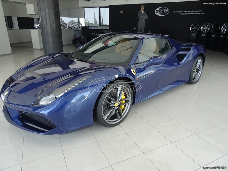 Η πιο ακριβή μεταχειρισμένη Ferrari είναι αυτή η 488 Spider GTS του 2018 που κοστίζει 385.000 ευρώ...