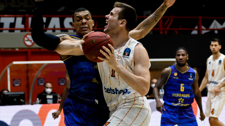 Eurocup: Πρεμιέρα με ήττα για τον Προμηθέα, με 86-75 πέρασε από την Πάτρα η Γκραν Κανάρια