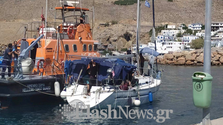 Στη Χώρα Σφακίων μεταφέρθηκαν οι μετανάστες που διασώθηκαν στο Λιβυκό πέλαγος