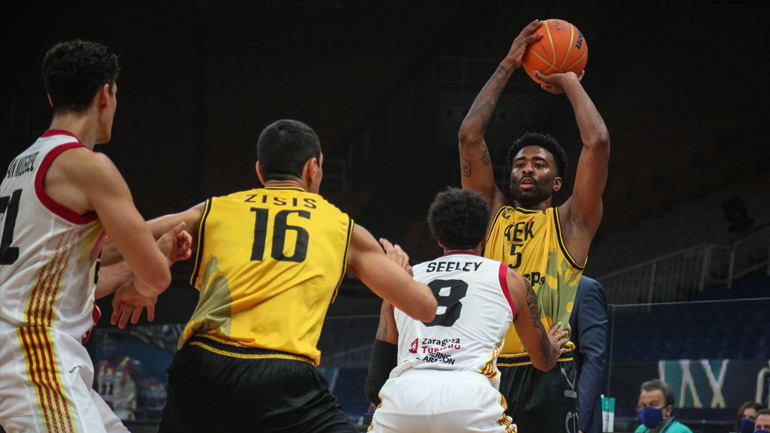 Με θρίαμβο στον τελικό του Basketball Champions League η ΑΕΚ, 99-75 τη Σαραγόσα