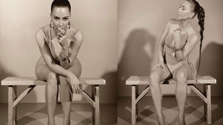 H Kim Kardashian ποζάρει στον φακό του Kanye West για το εξώφυλλο του «ΑnOther Magazine»