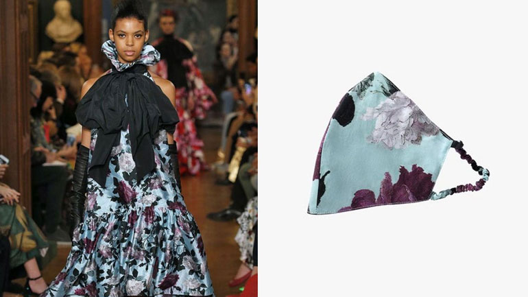 Η μάσκα προστασίας που δημιούργησε ο οίκος Erdem σε συνεργασία με το Βασιλικό Μπαλέτο της Αγγλίας