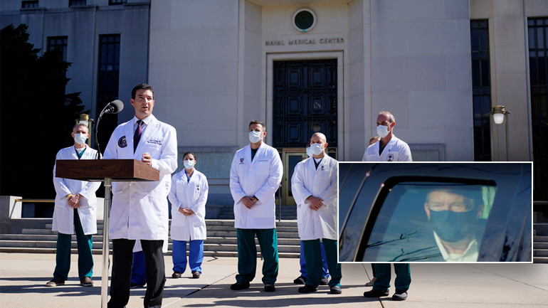 Ο Τραμπ πήρε εξιτήριο Ο Τραμπ πήρε εξιτήριο