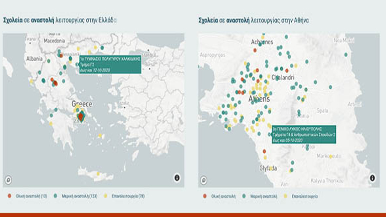 Αυτά είναι τα σχολεία που βρίσκονται σε καθεστώς αναστολής λειτουργίας