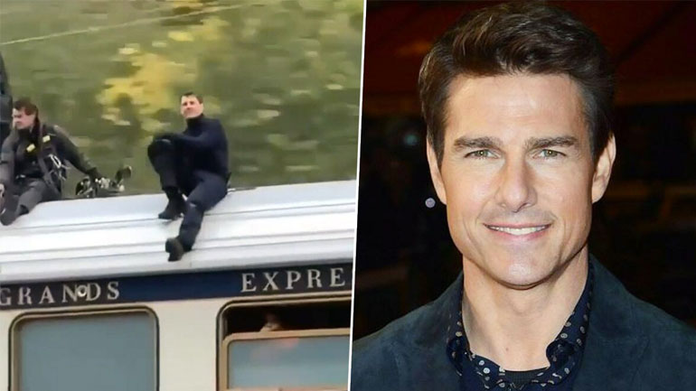 Ο Tom Cruise σε οροφή αμαξοστοιχίας