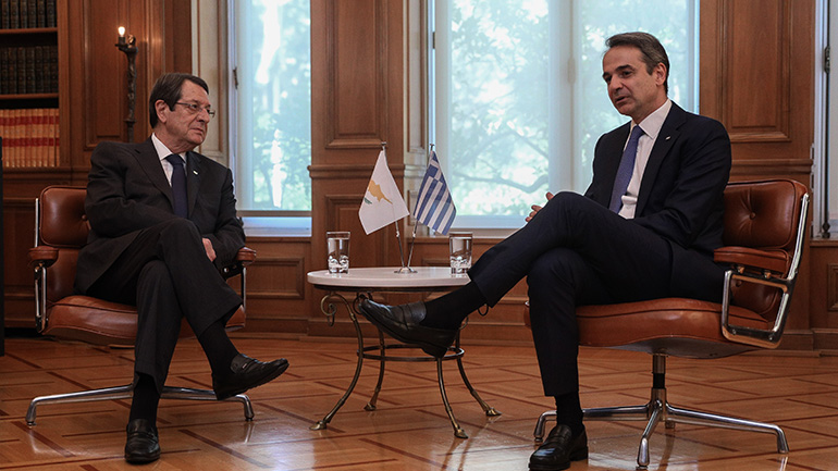 Επικοινωνία Κ. Μητσοτάκη-Ν. Αναστασιάδη για τις νέες προκλήσεις της Τουρκίας