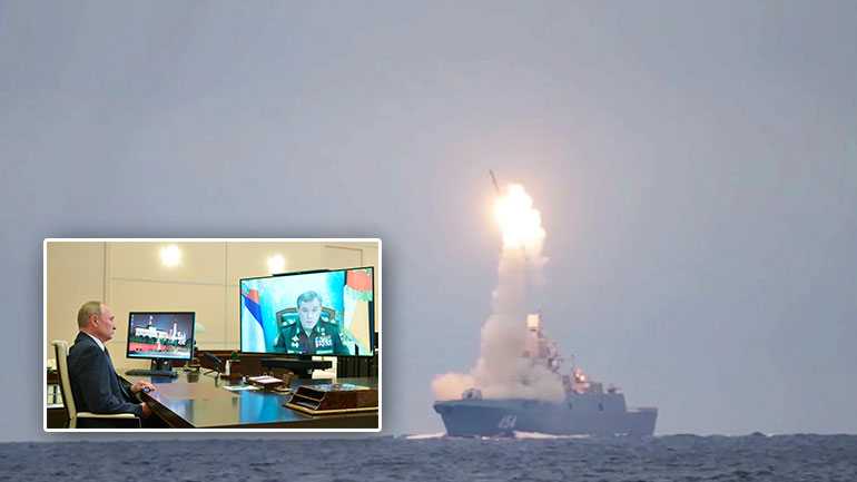 Δοκιμή υπερηχητικού πυραύλου πραγματοποίησε η Ρωσία ανήμερα των γενεθλίων του Πούτιν