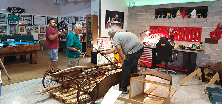 Σχεδόν 2,5 μήνες διήρκησε η ανακατασκευή όπως και τα γυρίσματα που κάναμε...