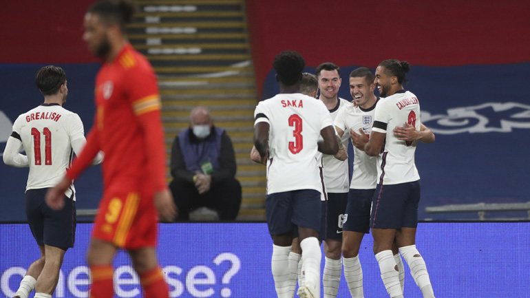 Άνετη νίκη η Αγγλία στο Γουέμπλεϊ, 3-0 την Ουαλία