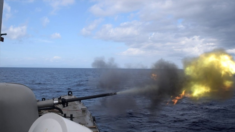 Εντυπωσιακές εικόνες από την άσκηση του Πολεμικού Ναυτικού «Λόγχη»