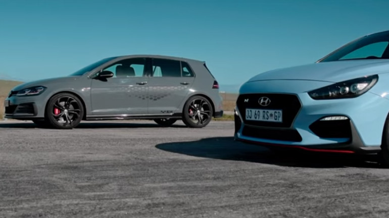 Hyundai i30 N εναντίον VW Golf GTI TCR στην ευθεία