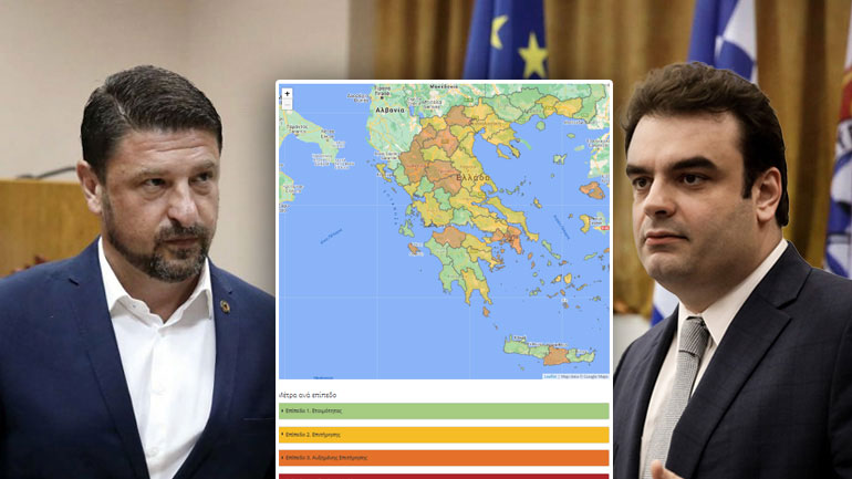 Online ο χάρτης υγειονομικής ασφάλειας της χώρας