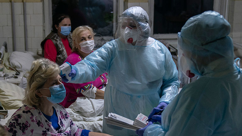 Ουκρανία: 5.804 νέα κρούσματα κορωνοϊού σε ένα 24ωρο