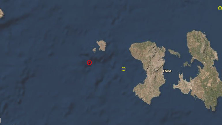 Σεισμική δόνηση 3,4 R στα Ψαρά