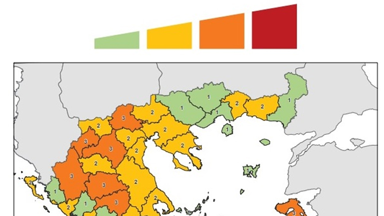 Από τη Δευτέρα σε ισχύ ο Χάρτης του κορωνοϊού – Τι ισχύει για μάσκα, συναθροίσεις ανά επίπεδο