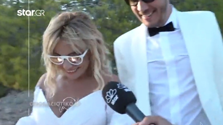 Ελεωνόρα Ζουγανέλη: Τα πρώτα λόγια λίγα λεπτά μετά απο τον γάμο της με τον Σπύρο Δημητρίου