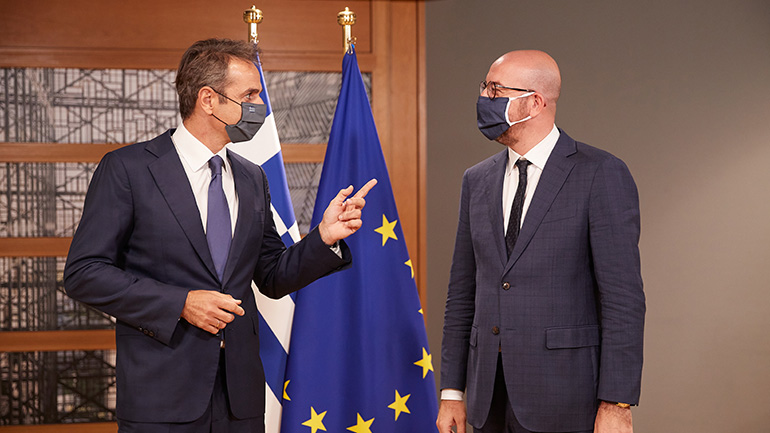 Τηλεφωνική επικοινωνία Μητσοτάκη-Μισέλ για την τουρκική NAVTEX